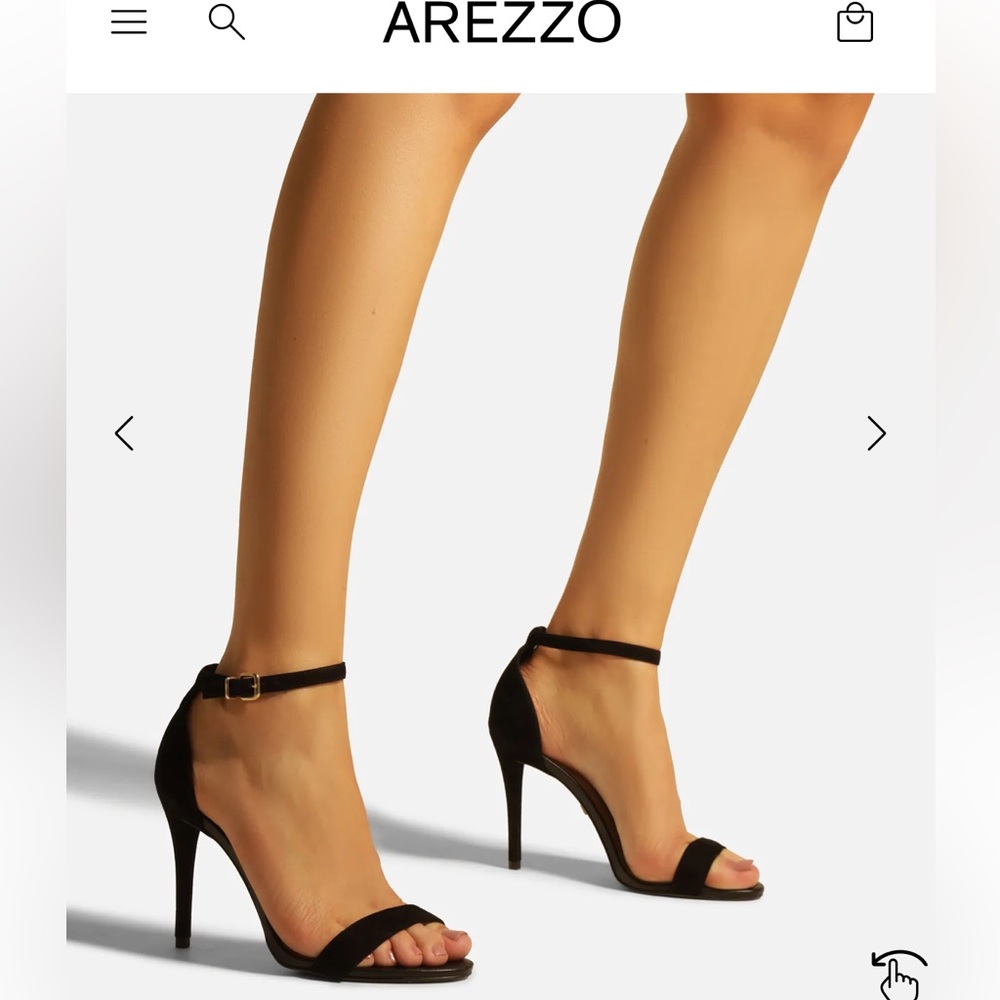 Arezzo
Women Isabelli High Heel Buckle Stiletto Sandals
Color: Black Nubuck 7